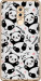Чехол на Huawei Honor 6X Панды 4318t-460 (Белый)
