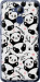 Чехол на Huawei Honor 6C Pro Панды 4318u-1358 (Белый)