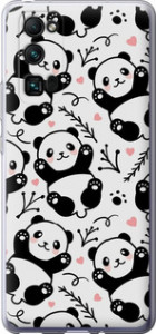 Чехол на Huawei Honor 30 Pro Панди 4318u-1920 (Білий)