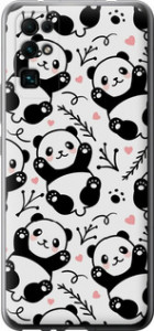 Чехол на Huawei Honor 30 Панды 4318u-1921 (Белый)