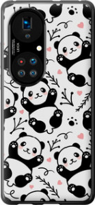 Чохол на Huawei P50 Панди 4318u-2292 (Білий)