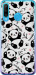Чохол на Huawei P30 Lite Панди 4318t-1651 (Білий)
