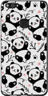 Чехол на Huawei P10 Lite Панды 4318u-896 (Белый)