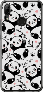 Чехол на Huawei Nova 3 Панды 4318u-1535 (Белый)