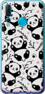 Чохол на Huawei Nova 4 Панди 4318u-1632 (Білий)