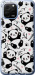 Чехол на Huawei Nova Y61 Панды 4318u-2983 (Белый)
