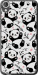 Чехол на HTC Desire 820 Панди 4318u-133 (Білий)