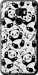 Чехол на HTC One X10 Панды 4318u-995 (Белый)