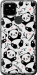 Чехол на Google Pixel 5A Панды 4318t-2286 (Белый)