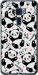Чехол на Asus Zenfone 3 ZE552KL Панды 4318u-448 (Белый)