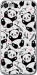 Чехол на iPhone 8 Панды 4318u-1031 (Белый)
