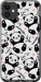 Чехол на iPhone 11 Панды 4318u-1722 (Белый)