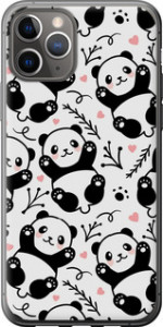 Чехол на iPhone 11 Pro Панды 4318u-1788 (Белый)