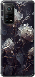 Чехол на Xiaomi Mi 10T Pro Розы 2 5550u-2679 (Черный)