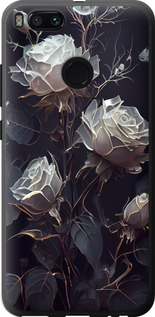 Чехол на Xiaomi Mi A1 Розы 2 5550u-1132 (Черный)