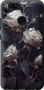 Чехол на Xiaomi Mi 5X Розы 2 5550u-1042 (Черный) для Xiaomi Mi A1