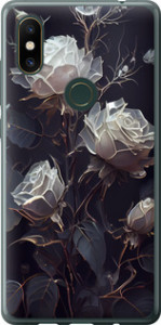 Чехол на Xiaomi Mi Mix 2s Розы 2 5550u-1438 (Черный)