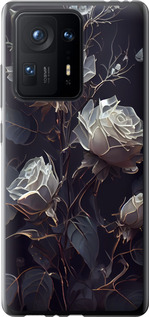 Чехол на Xiaomi Mix 4 Розы 2 5550u-2475 (Черный)