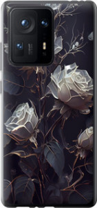 Чехол на Xiaomi Mix 4 Розы 2 5550u-2475 (Черный)