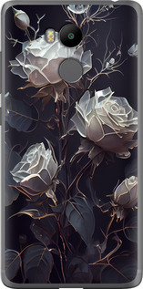 Чехол на Xiaomi Redmi 4 pro Розы 2 5550u-438 (Черный)