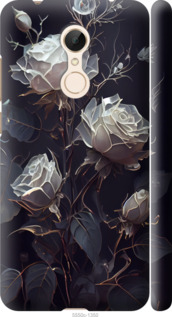 Чохол на Xiaomi Redmi 5 Рози 2 5550m-1350 (Black)