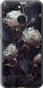 Чехол на Xiaomi Redmi 6 Розы 2 5550u-1521 (Черный)
