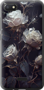 Чехол на Xiaomi Redmi 6A Розы 2 5550u-1531 (Черный)