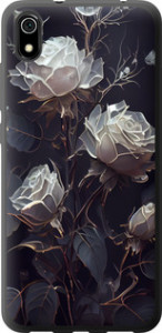 Чехол на Xiaomi Redmi 7A Розы 2 5550t-1716 (Черный)