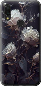 Чехол на Xiaomi Redmi 7 Розы 2 5550u-1669 (Черный) для Xiaomi Redmi 7