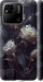 Чохол на Xiaomi Redmi 10A Рози 2 5550m-2578 (Чорний)