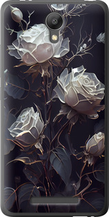 Чехол на Xiaomi Redmi Note 2 Розы 2 5550t-96 (Черный)