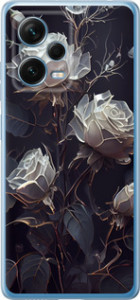 Чохол на Xiaomi Redmi Note 12 Pro+ 5G Рози 2 5550u-3612 (Чорний)