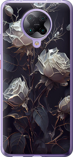 Чехол на Xiaomi Redmi K30 Pro Розы 2 5550u-1899 (Черный)