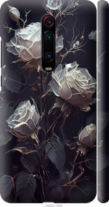 Чехол на Xiaomi Redmi K20 Розы 2 5550m-1817 (Черный) для Xiaomi Redmi K20