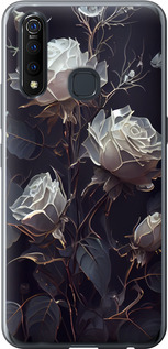 Чехол на Vivo Z5X Розы 2 5550u-1765 (Черный)