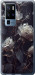 Чехол на Vivo X50 Pro Plus Розы 2 5550u-2056 (Черный)