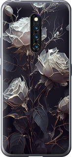 Чехол на Vivo X27 Pro Розы 2 5550u-1772 (Черный)