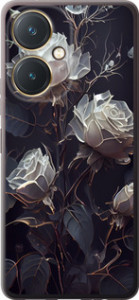 Чохол на Vivo Y27 Розы 2 5550u-579 (Black)