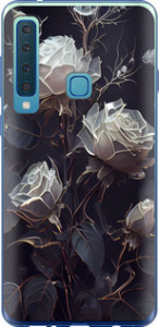 Чехол на Samsung Galaxy A9 (2018) Розы 2 5550u-1503 (Черный)