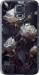 Чехол на Samsung Galaxy S5 Duos SM G900FD Розы 2 5550t-62 (Черный)
