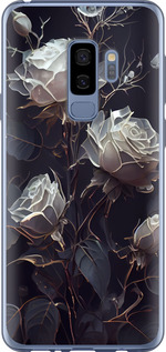 Чехол на Samsung Galaxy S9 Plus Розы 2 5550u-1365 (Черный)