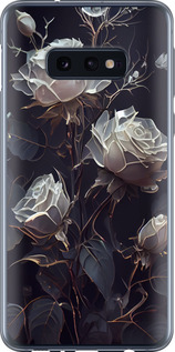 Чехол на Samsung Galaxy S10e Розы 2 5550u-1646 (Черный)