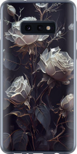 Чехол на Samsung Galaxy S10e Розы 2 5550u-1646 (Черный)
