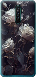 Чехол на Oppo Reno Ace Розы 2 5550u-1964 (Black)