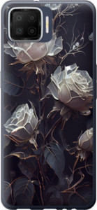 Чехол на Oppo A73 Розы 2 5550u-1379 (Черный)