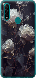 Чохол на Oppo A31 Розы 2 5550t-1074 (Black)