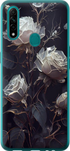 Чохол на Oppo A31 Розы 2 5550t-1074 (Black)