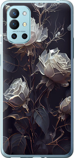 Чехол на OnePlus 9R Розы 2 5550u-2326 (Чорний)