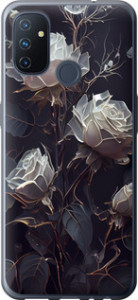 Чехол на OnePlus Nord N100 Розы 2 5550u-2130 (Черный)