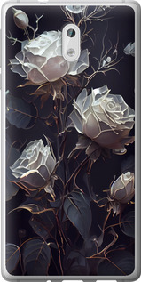 Чехол на Nokia 3 Розы 2 5550t-818 (Чорний)